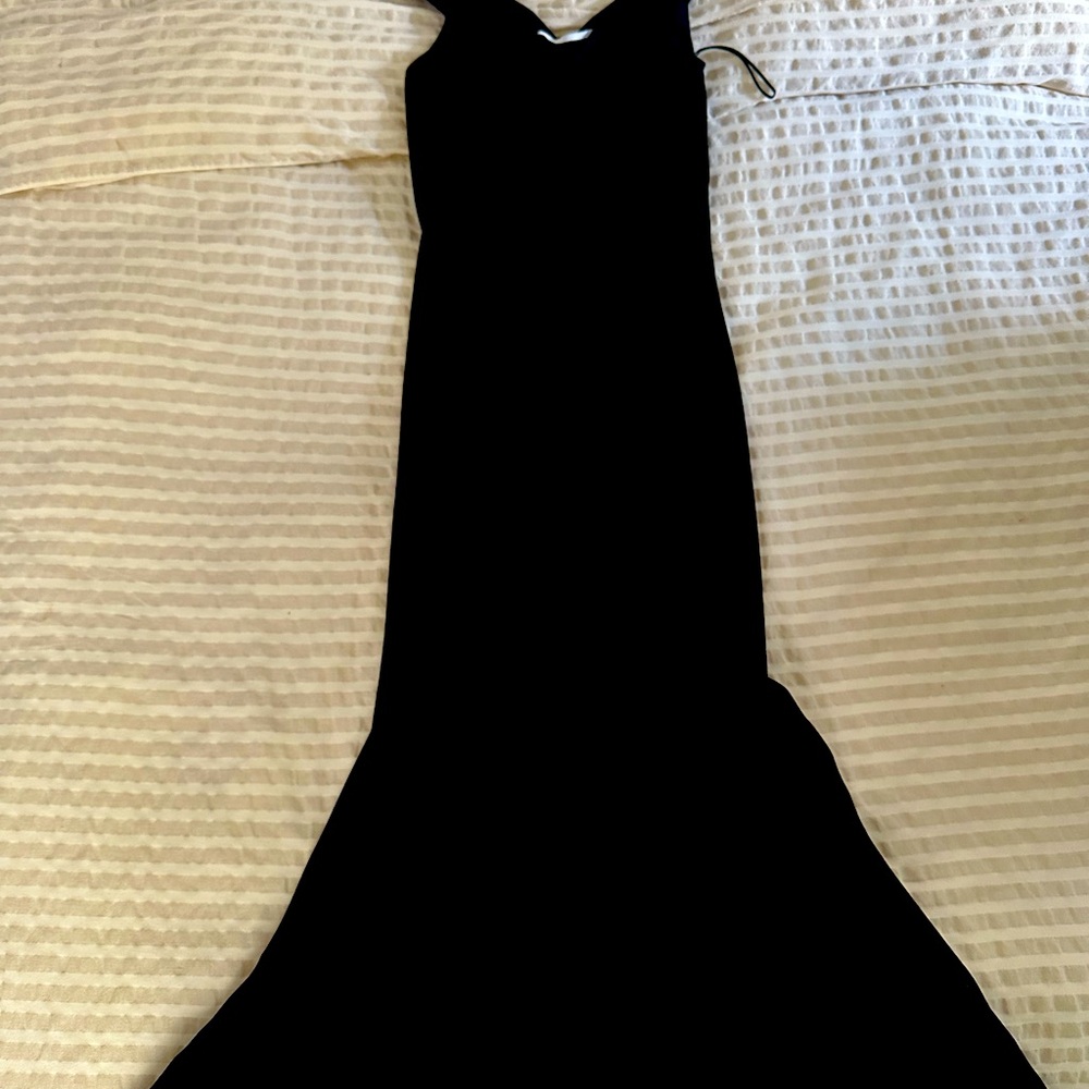 Elegant Black form fitting dress